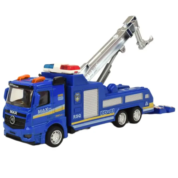 Police Set: camion politie cu lumina si sunet in diverse versiuni 19cm 1 bucată imaginea 12