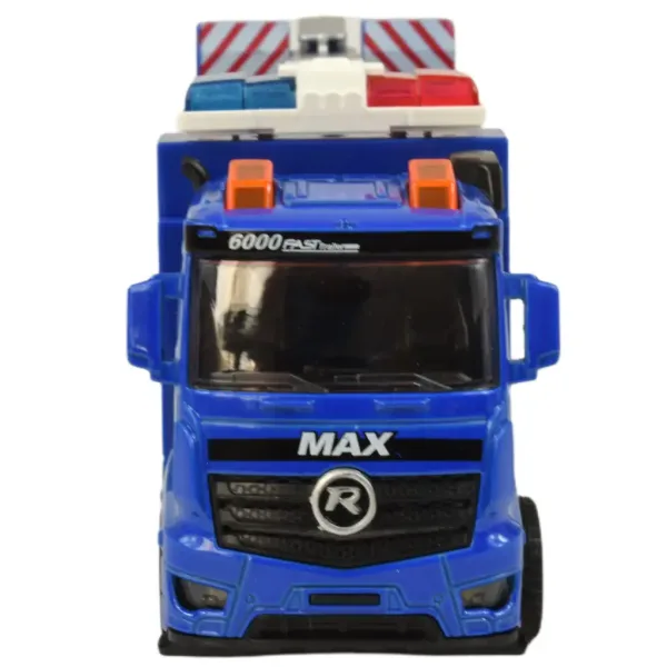 Police Set: camion politie cu lumina si sunet in diverse versiuni 19cm 1 bucată imaginea 16