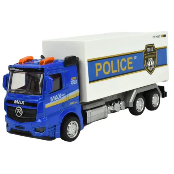 Police Set: camion politie cu lumina si sunet in diverse versiuni 19cm 1 bucată imaginea 2
