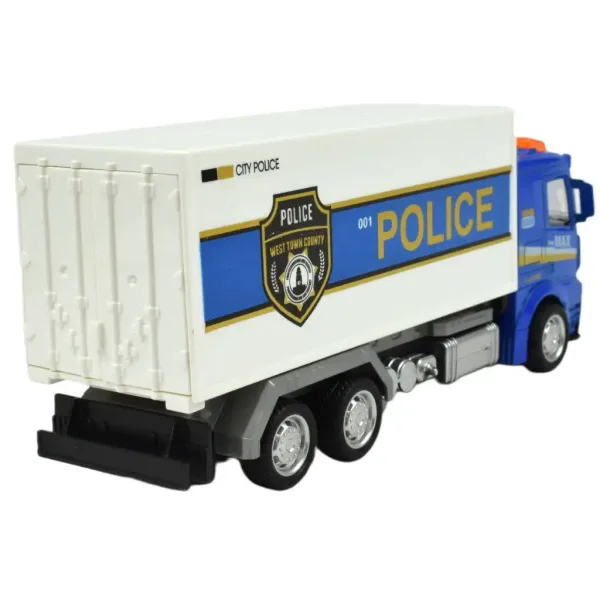 Police Set: camion politie cu lumina si sunet in diverse versiuni 19cm 1 bucată imaginea 5