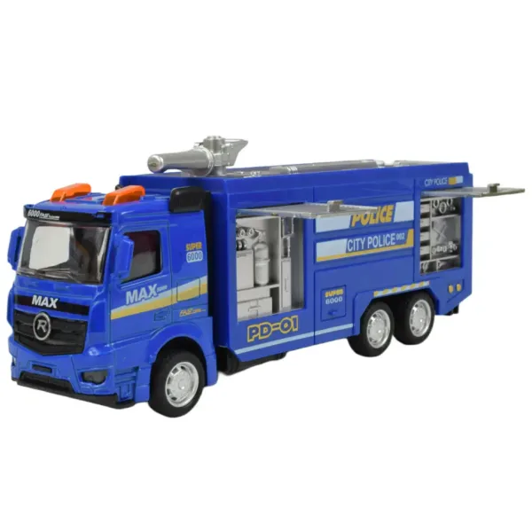Police Set: camion politie cu lumina si sunet in diverse versiuni 19cm 1 bucată imaginea 7