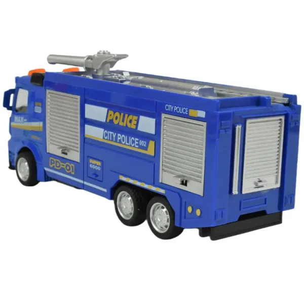 Police Set: camion politie cu lumina si sunet in diverse versiuni 19cm 1 bucată imaginea 9