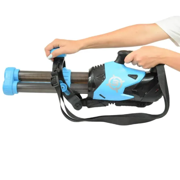 Power Popper Gun: Pistol cu ​​burete cu trei trageri cu gloanțe de burete 55cm imaginea 6