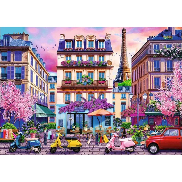 Primăvara la Paris puzzle de 4000 de piese - Trefl imaginea 2