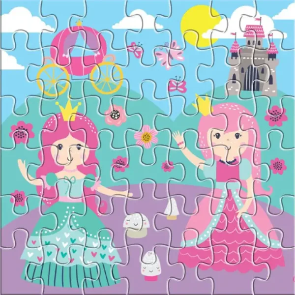 Prințese puzzle 42 bucăți imaginea 2