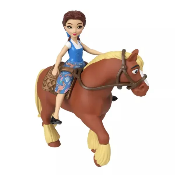 Prințesele Disney: Mini Belle prințesă grajdul regal - Mattel imaginea 2