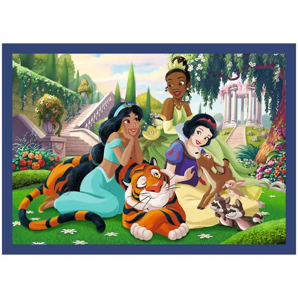 Prințesele Disney - puzzle 4 în 1 4 x 88 bucăți - Trefl imaginea 3