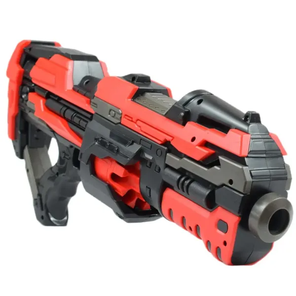 Pro Attack: Pistol electronic cu burete și cartușe 45cm imaginea 4
