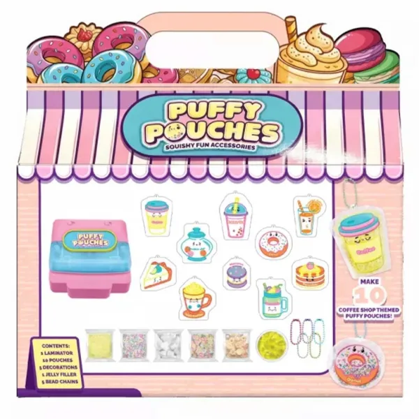 Puffy Pouches: set de design Pufi charm - cafenea imaginea 3