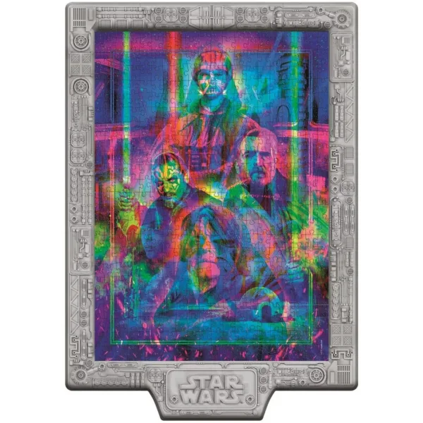 Puzzle Metamorfic Star Wars de 520 de piese cu ramă și iluminare RGB LED - Clementoni imaginea 2