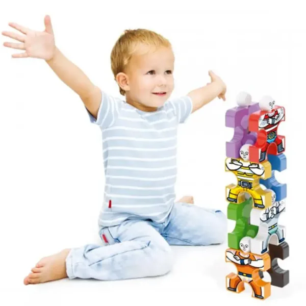 Quercetti: Acrobats set de joacă educativă 16 bucăți imaginea 4