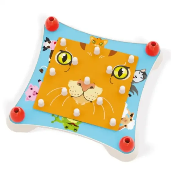 Quercetti: Animal Faces puzzle imaginea 2