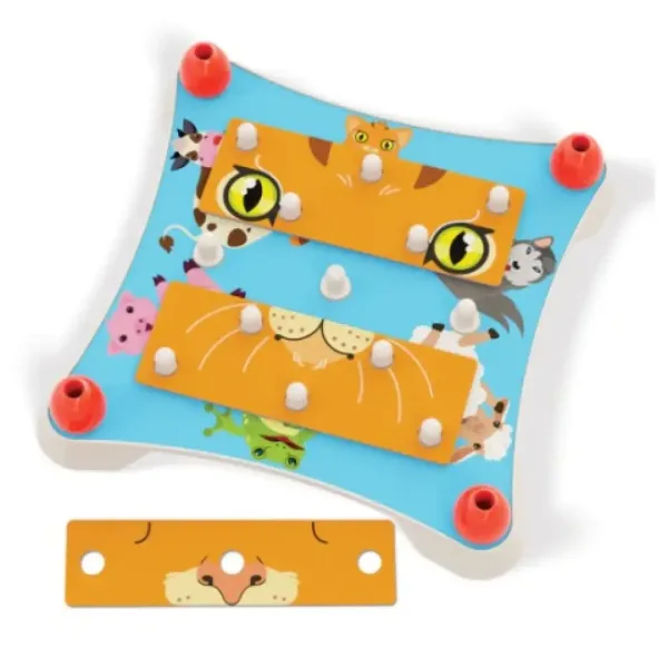 Quercetti: Animal Faces puzzle imaginea 5