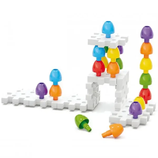 Quercetti: Jumbo biluțe 2 in 1 set 45 bucăți imaginea 4