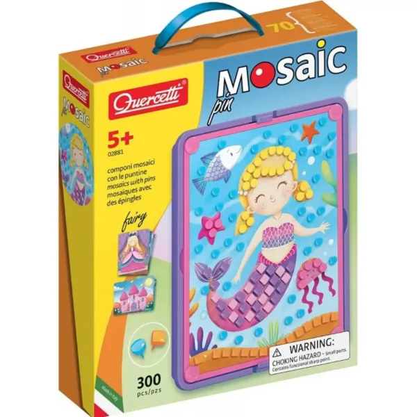 Quercetti: Mosaic Pin 300 bucăți Zână biluțe imaginea 2