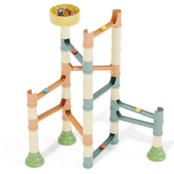 Quercetti: Play Bio Migoga Marble pista de biluțe 46 bucăți imaginea 2