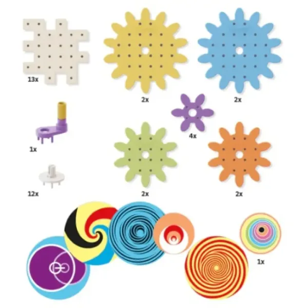 Quercetti: Play Eco Kaleido set de joacă de 38 bucăți imaginea 2