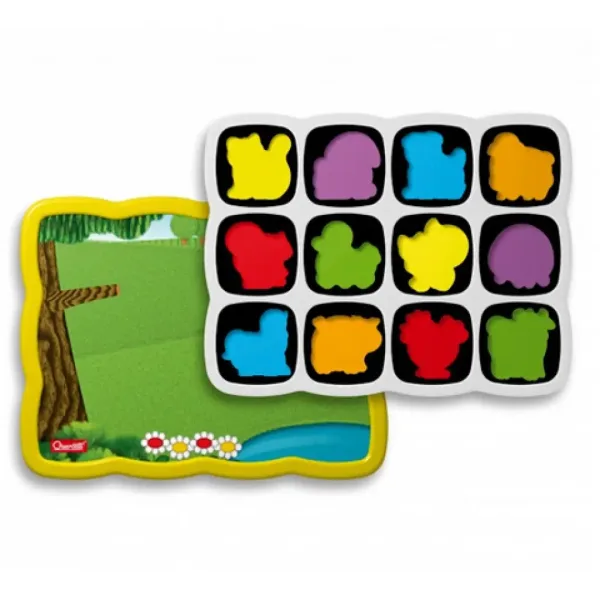 Quercetti: Puzzle magnetic animale de casa - 12 bucati  imaginea 3