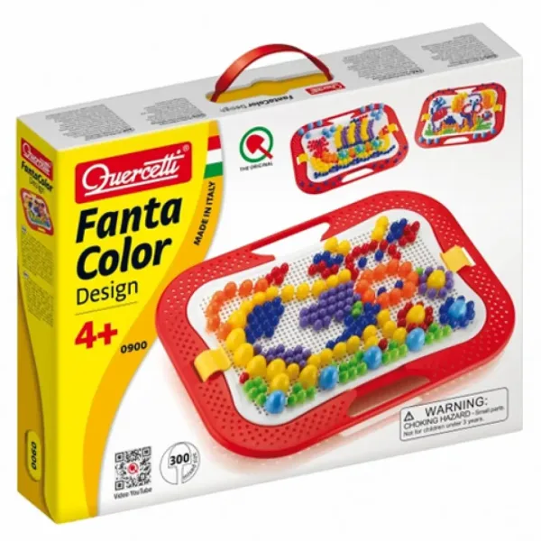 Quercetti: Set colorat bilute vacuta de 300 de bucati  imaginea 1