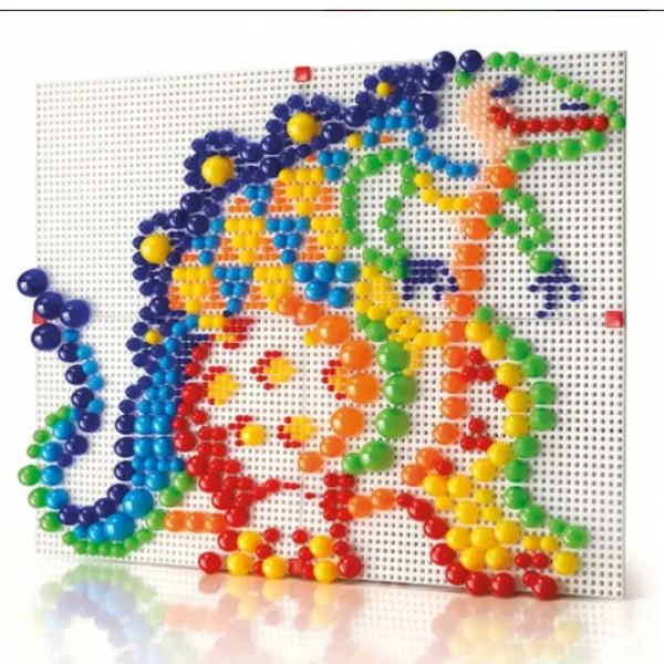 Quercetti: Set creativ bilute cu dino de 600 de bucati  imaginea 2
