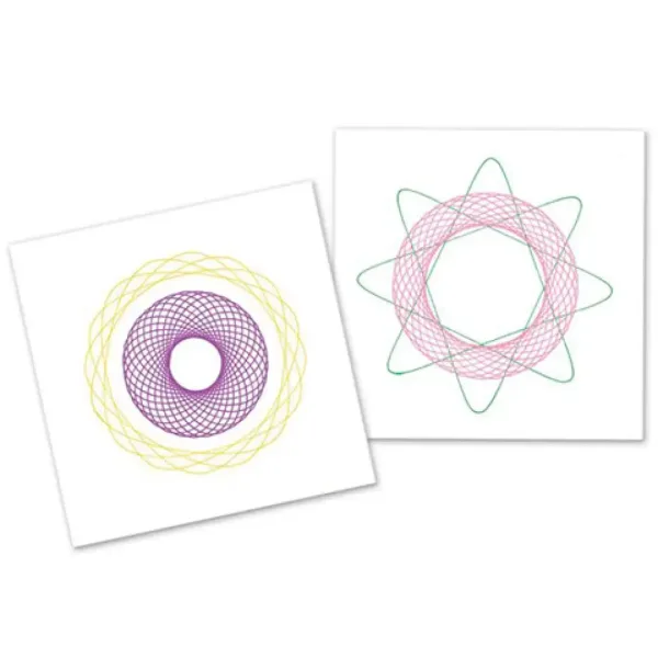 Quercetti: set de făcut Spirogiro Mandala imaginea 4