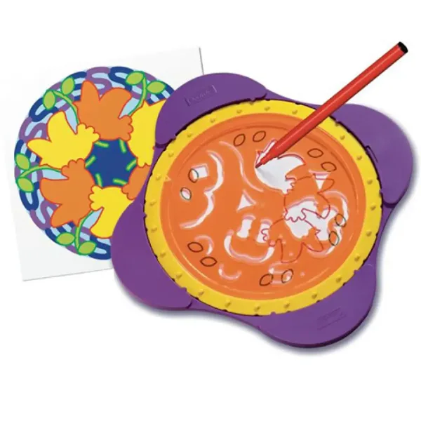 Quercetti: set de făcut Spirogiro Mandala imaginea 5