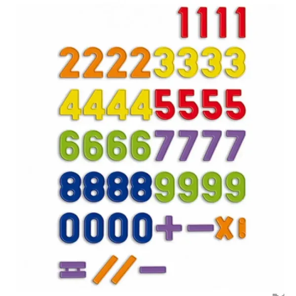 Quercetti: Set numere cu magnet de 48 bucati imaginea 2