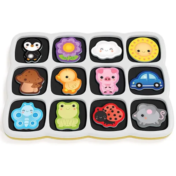 Quercetti: Smart puzzle magnetic primele cuvinte și culori imaginea 4