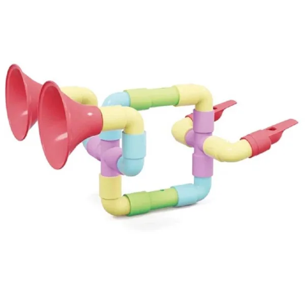 Quercetti: Super Saxoflute Play Eco set de instrumente muzicale asamblabile, 24 de piese imaginea 4