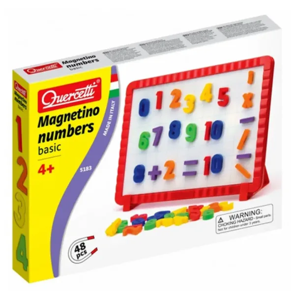 Quercetti: Tabel magnetic cu numere colorate - 48 bucati  imaginea 1