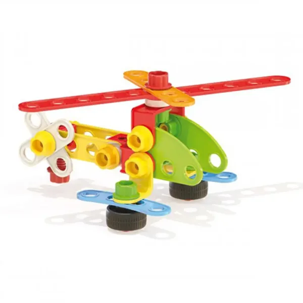 Quercetti: Techno Jumbo vehicule set creativ 76 bucăți imaginea 3