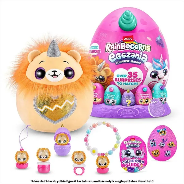 Rainbocorns: Ouăzania ouă surpriză cu figurine din pluș în mai multe variante 1buc imaginea 4