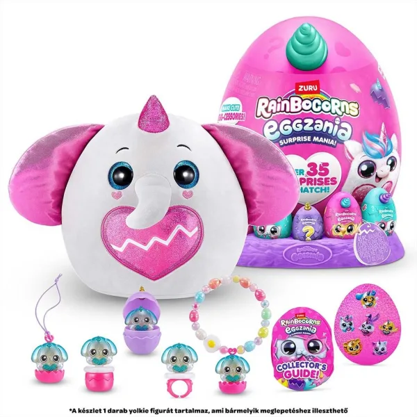 Rainbocorns: Ouăzania ouă surpriză cu figurine din pluș în mai multe variante 1buc imaginea 5