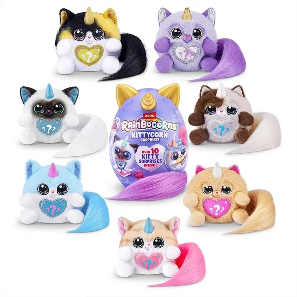 Rainbocorns: Pocket Kittycorn surpriză pisicuță plușată în mai multe variante 1buc imaginea 2