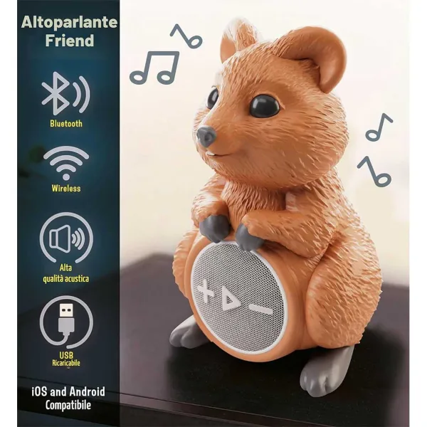 Rainy Days Quokka difuzor Bluetooth - Lisciani imaginea 3