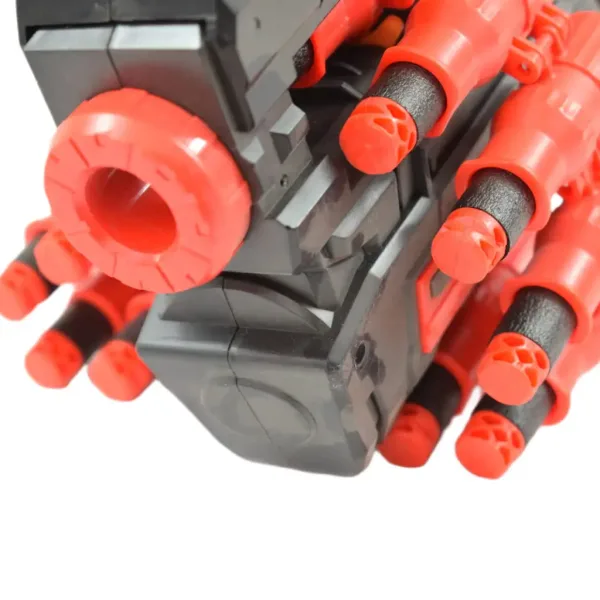 Rattle Belt Track Pro: Armă de burete cu magazie și cartușe cu o rază de tragere de 18 metri imaginea 5