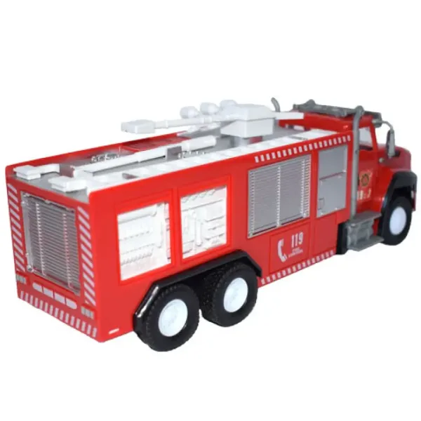 RC camion de pompieri cu telecomandă efecte de lumini imaginea 3
