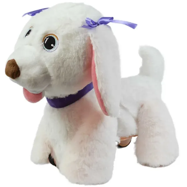 RC Cute Pet: câine interactiv de pluș Labrador cu telecomandă și accesorii 2.4GHz 40cm imaginea 2