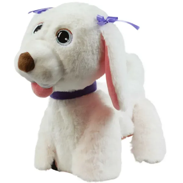 RC Cute Pet: câine interactiv de pluș Labrador cu telecomandă și accesorii 2.4GHz 40cm imaginea 4
