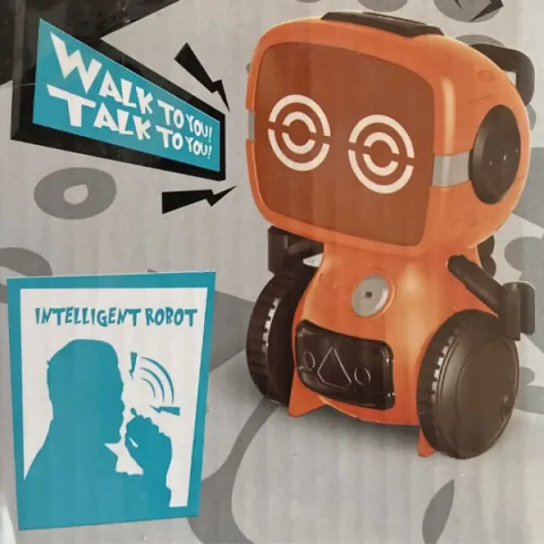 RC interactiv TalkBot robot walkie-talkie cu mod de funcționare în culoare portocalie 2,4GHz imaginea 9