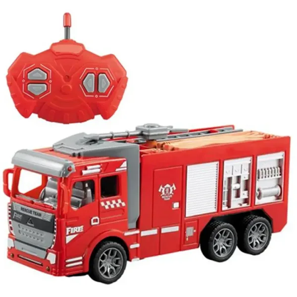 RC mașină de pompieri cu telecomandă și lumini 1/36 imaginea 2