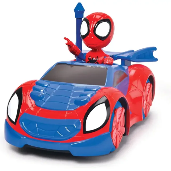 RC Spider-Man mașină cu telecomandă 17cm - Jada Toys imaginea 2