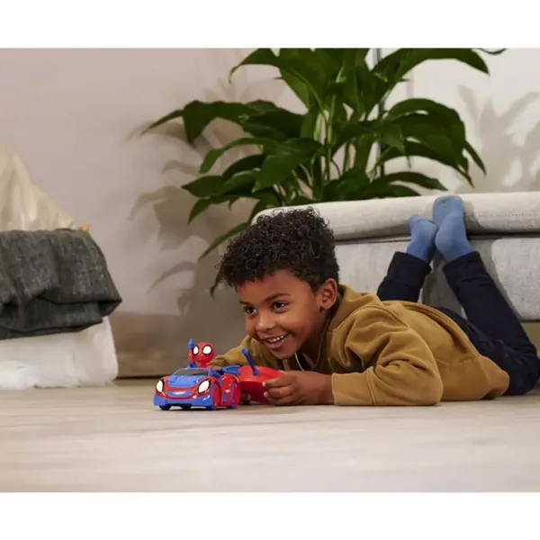RC Spider-Man mașină cu telecomandă 17cm - Jada Toys imaginea 4