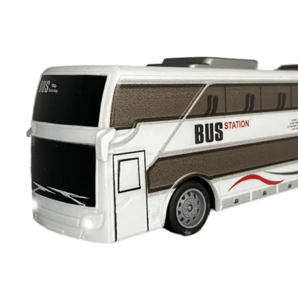 RC Telecomandă City Bus cu lumină 27MHz 1/32 scara 25cm imaginea 2