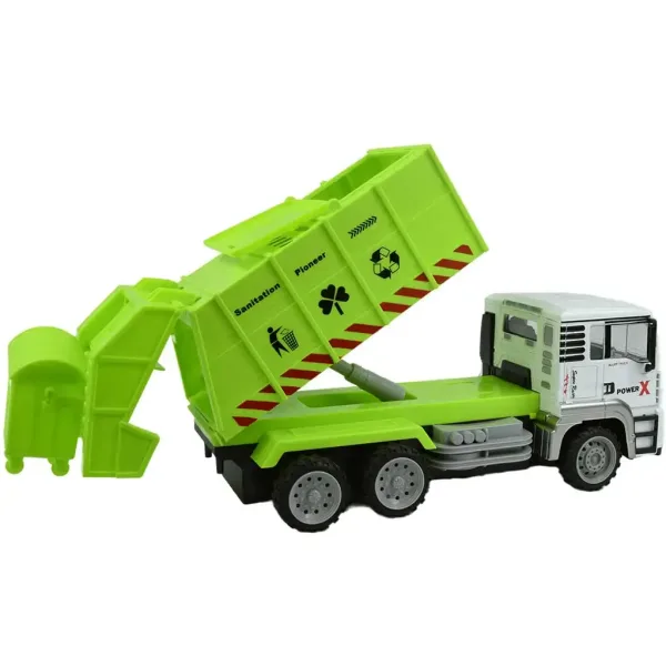 RC Telecomandă Metal Cab Container Basculantă cu efecte de lumină 27MHz 1/12 Scară 36cm ​ imaginea 3