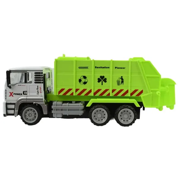 RC Telecomandă Metal Cab Container Basculantă cu efecte de lumină 27MHz 1/12 Scară 36cm ​ imaginea 4