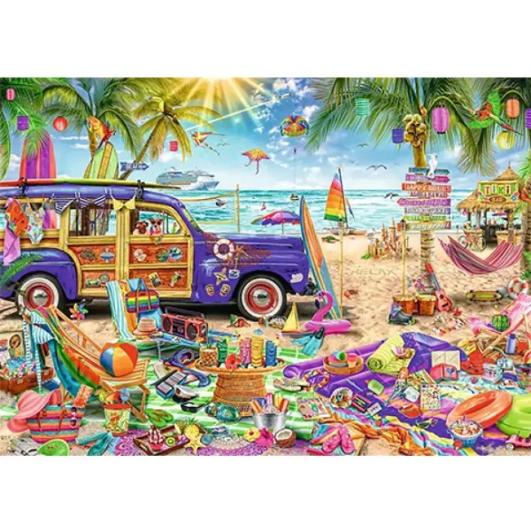 Relaxare tropical puzzle 2000 bucăți - Trefl imaginea 2