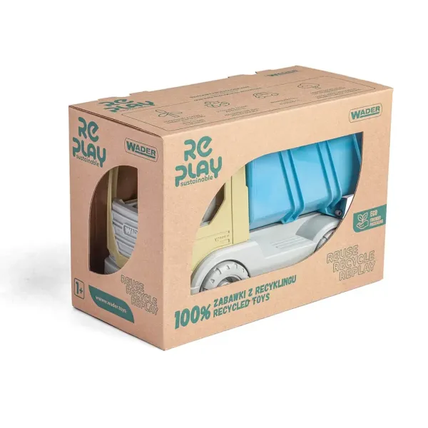 RePlay Tech Truck mașini de lucru reciclate - Basculantă 23cm - Wader imaginea 2