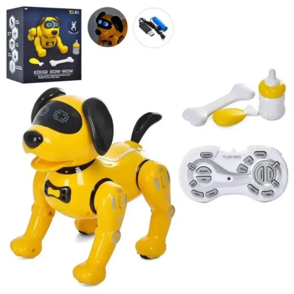 Robot Beagle interactiv cu telecomandă 20cm imaginea 2