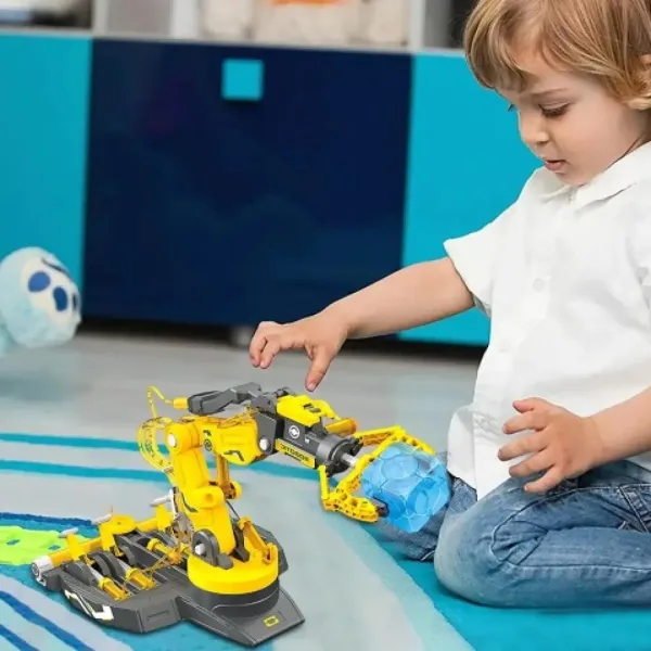 Robot cu braț hidraulic 3 în 1 de 220 de piese imaginea 2